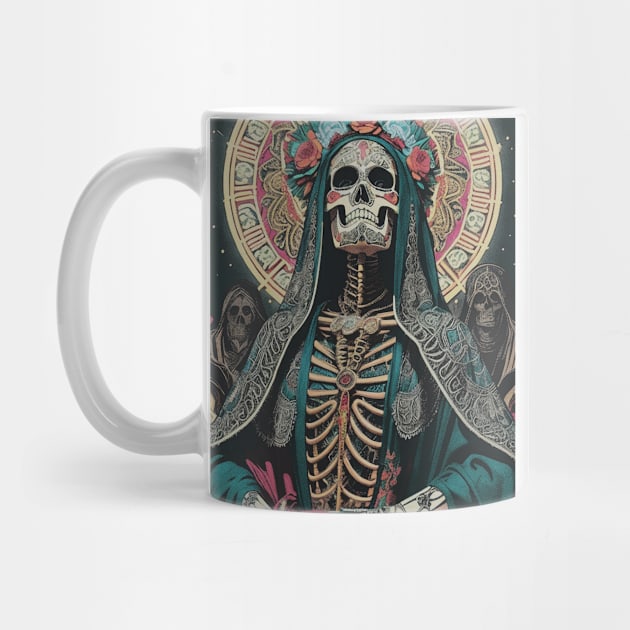 Retro Santa Muerte by metamorfatic